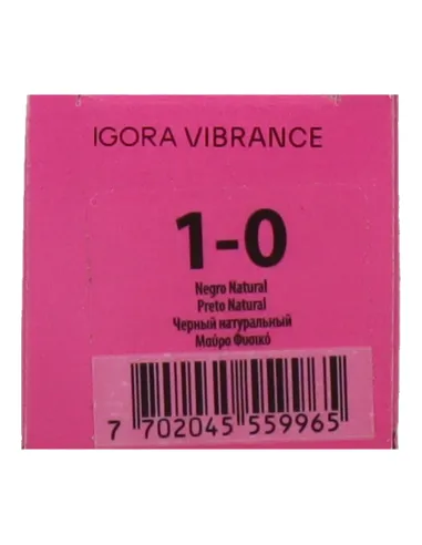 Schwarzkopf Igora Vibrance 1-0 - Negro Natural 60 ml